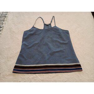 Ladies J Crew Blue Print Camisole Top 14